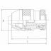 Borepatron 1-16 mm B16 inkl. MK3 indstiksdorn – billede 3
