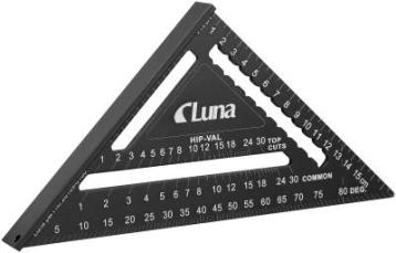 Speedvinkel aluminium Luna, 175 mm