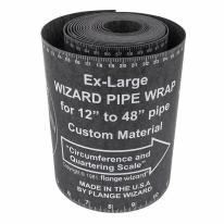 FLANGE WIZARD Wrap-Around WW-19 Extra-Large for 12"-48" rør (180" Længde / 7" Bredde)