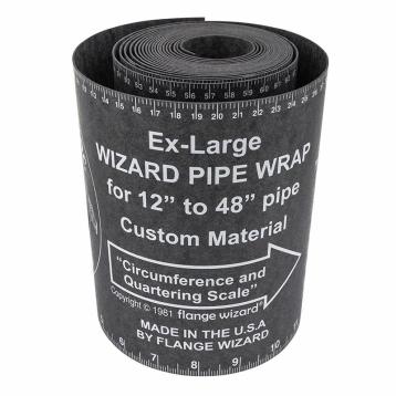 FLANGE WIZARD Wrap-Around WW-19 Extra-Large for 12"-48" rør (180" Længde / 7" Bredde)