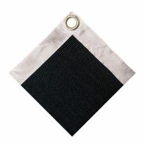 Svejsetæppe 750°C medium-/heavy-duty af vermicult belagt glasfiber 2 x 2 M (Sort)