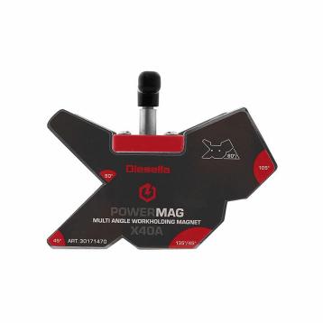 WLDPRO Multi Vinkel magnet (Powermag X40A) med on/off funktion (585N/60kg) WLDPRO Multi Vinkel magnet (Powermag X40A) med on/off funktion (585N/60kg)
