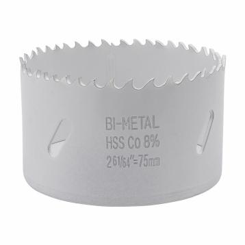 Hulsav Ø75 mm (2 61/64") HSS Bi-Metal M42 med 8% cobolt Hulsav Ø75 mm (2 61/64") HSS Bi-Metal M42 med 8% cobolt