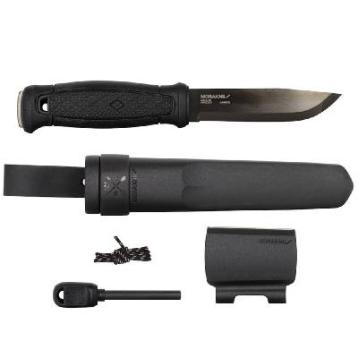 Garberg BlackBlade Morakniv med Survival Kit, sort Garberg BlackBlade Morakniv med Survival Kit, sort