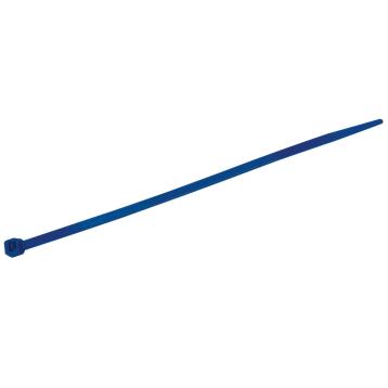 Kabel strips, Blå - 2,5x200 mm, 100 stk. Kabel strips, Blå - 2,5x200 mm, 100 stk.