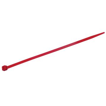 Kabel strips, Rød - 2,5x200 mm, 100 stk.
