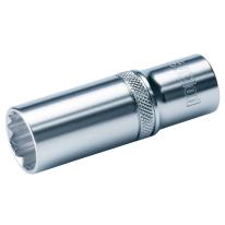 Lang tolvkantede toppe 1/2" 7/8"