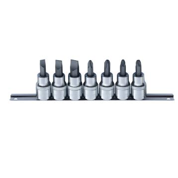 Skinnesæt m/ Bitstoppe 1/2" SL-PH-PZ 7 dele