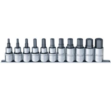 Skinnesæt m/ Bitstoppe 1/2" Unbrako tommer 11 dele Skinnesæt m/ Bitstoppe 1/2" Unbrako tommer 11 dele