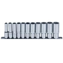 Skinnesæt m/ Toppe 3/8" Lang mm 11 dele