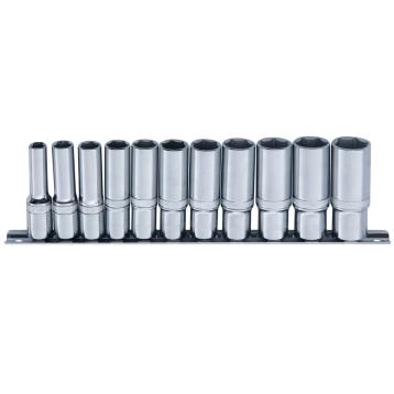 Skinnesæt m/ Toppe 3/8" Lang mm 11 dele