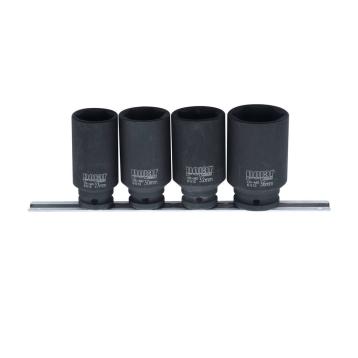Skinnesæt m/ Slagtoppe 1/2" Lang mm 4 dele Skinnesæt m/ Slagtoppe 1/2" Lang mm 4 dele