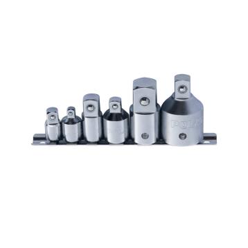 Skinnesæt m/ Overgange 1/4", 3/8", 1/2", 3/4" 6 dele