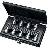 Sæt m/ Bitstoppe 1/2" Torx 9 dele