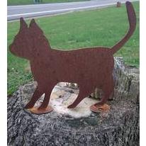 Kat i cortenstål