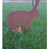 Hare i cortenstål 2