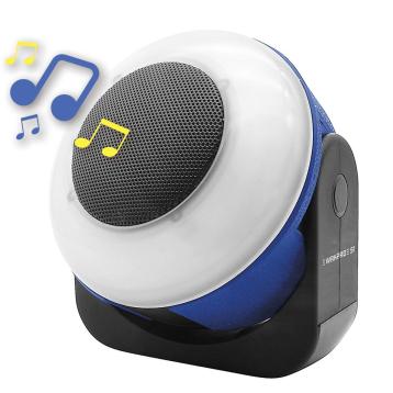 WRKPRO arbejdslampe "S1" SMD LED medgenopladeligt batteri og 5W Bluetooth højtaler