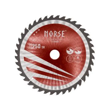 NORSE Carpenter rundsavsklinge til træ 250 x 2,6 x 30 mm, Z40