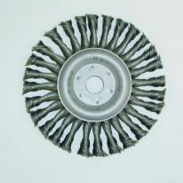 Hjulbørste, 178 x 22,23 x 0,5 mm, snoede børster