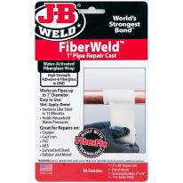 J-B Weld FiberWeld rørreparationsbind til rør op til 1", 2" x 48"
