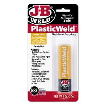 J-B Weld PlasticWeld epoxy putty stick, 57 g