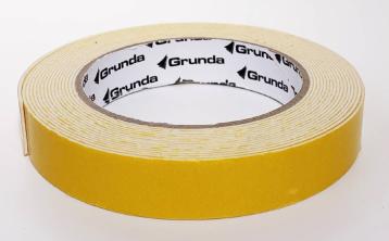 Monteringstape dobbeltklæbende Grunda, 19 mm x 5 m Monteringstape dobbeltklæbende Grunda, 19 mm x 5 m