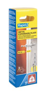 Metalekspansionsskrue til gips M5 x 63 mm, Rapid, 10 stk.