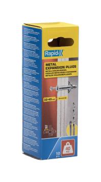 Metalekspansionsskrue til gips M5 x 74 mm, Rapid, 10 stk.