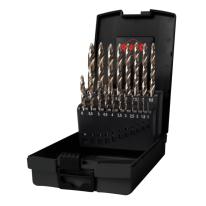 UltimateCut Flowstep borsæt Ø1,0–13,0 x 0,5 mm, 25 dele, HSSE-Co5, DIN 338 | RUKO