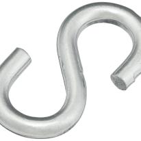 S-krog 30 mm, elgalvaniseret stål, 4 stk.