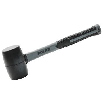 Gummi Hammer 340g. fiberglas skaft