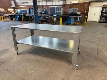 Arbejdsbord på hjul, 1170 x 2415 mm