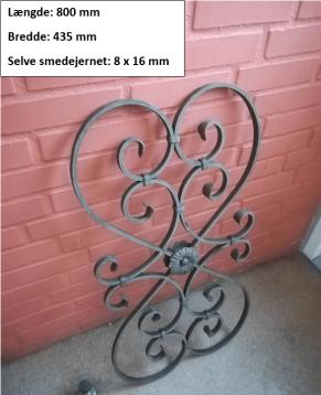 Stor flot smedejernsdekoration PS13-25
