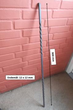 Glat kortere dobbelt vredet smedejernsbaluster PS13-44