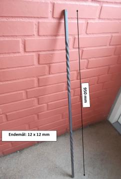 Glat dobbelt vredet smedejernsbaluster PS13-38