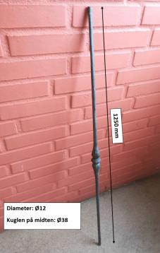 Rund smedejernsbaluster PS13-42 Rund smedejernsbaluster PS13-42