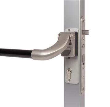 Aluminiumsskubbestang til indbygningslåse (H-METAL, H-WOOD og SIXTYLOCK)