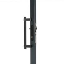 Fast håndtag i sort anodiseret aluminium BAR-A-300