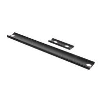 Adapterplade 3018LION i sort aluminium til Lion portlukker, Ø60 mm stolpe