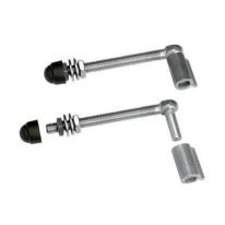 Hængselsæt GAM12-150 til havelåger, M12 rustfri aksel 150 mm, op til 100 kg