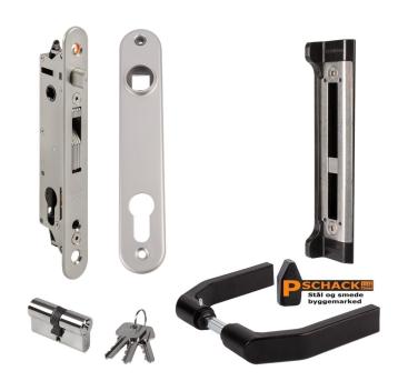 Fortylock komplet sæt 40I-GP til 40 x 40 mm profiler, polyamidhåndtag