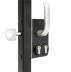 Dobbelt cylinderlås til skydeporte, firkantede 80 mm profiler, 2 x VSZ Dobbelt cylinderlås til skydeporte, firkantede 80 mm profiler, 2 x VSZ