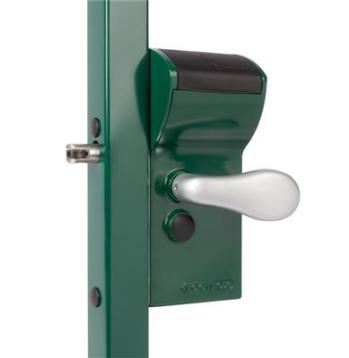 Mekanisk kodelås Free-Vinci, mosgrøn RAL 6005, til flade profiler 10-30 mm Mekanisk kodelås Free-Vinci, mosgrøn RAL 6005, til flade profiler 10-30 mm
