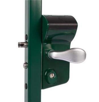 Mekanisk kodelås Vinci, mosgrøn RAL 6005, til flade profiler 10-30 mm Mekanisk kodelås Vinci, mosgrøn RAL 6005, til flade profiler 10-30 mm
