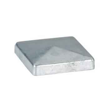 Stolpehætte til påsvejsning til firkantet profil 100 x 100 mm, sort stål Stolpehætte til påsvejsning til firkantet profil 100 x 100 mm, sort stål