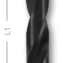Spiralbor Ø24,0 mm, neddrejet skaft, DIN 338 type N HSS-R | RUKO