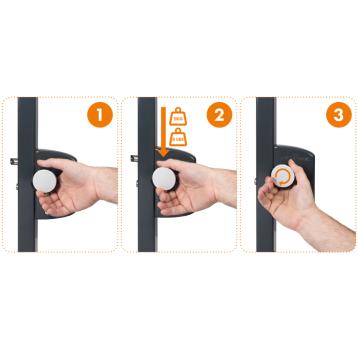 Halvt sikkerhedshåndtag KIDLOC-2 | LOCINOX Halvt sikkerhedshåndtag KIDLOC-2 | LOCINOX