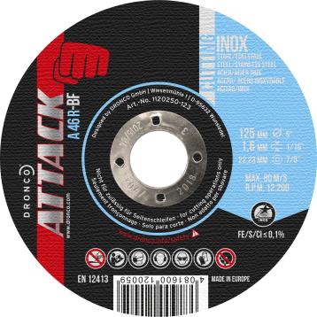 Skæreskive Ø125 x 1,6 mm
