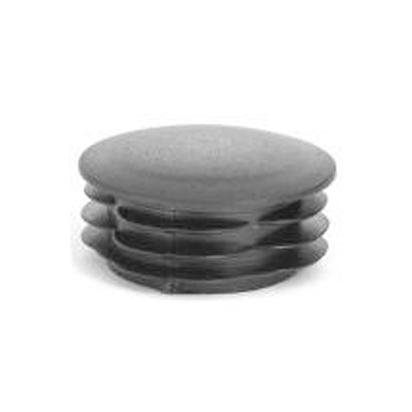 Plastprop til runde rør Ø22, 0,8-3,0 mm - sort (letbuet hoved ...