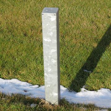 Pullert, firkantet, 90x90 mm Pullert, firkantet, 90x90 mm